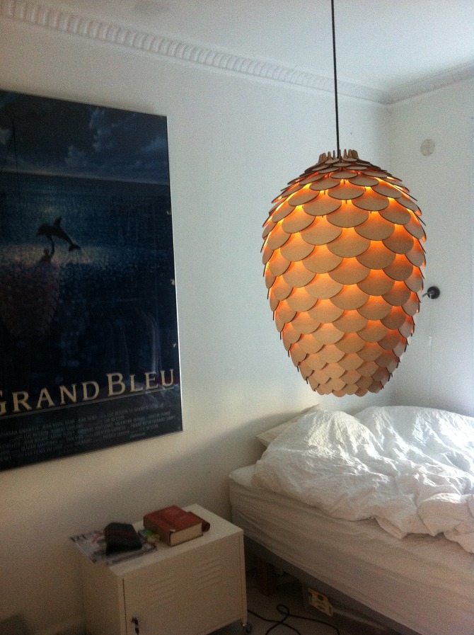 Pinecone Design Deckenlampe aus Holz